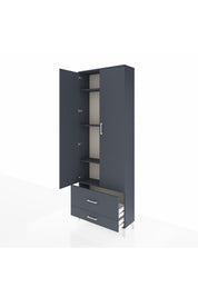 Arges Dolap 4 Raflı 2 Çekmeceli 2 Kapaklı 88x30x243 - S33M035V5A
