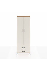 Arges Dolap 4 Raflı 2 Çekmeceli 2 Kapaklı 88x30x243