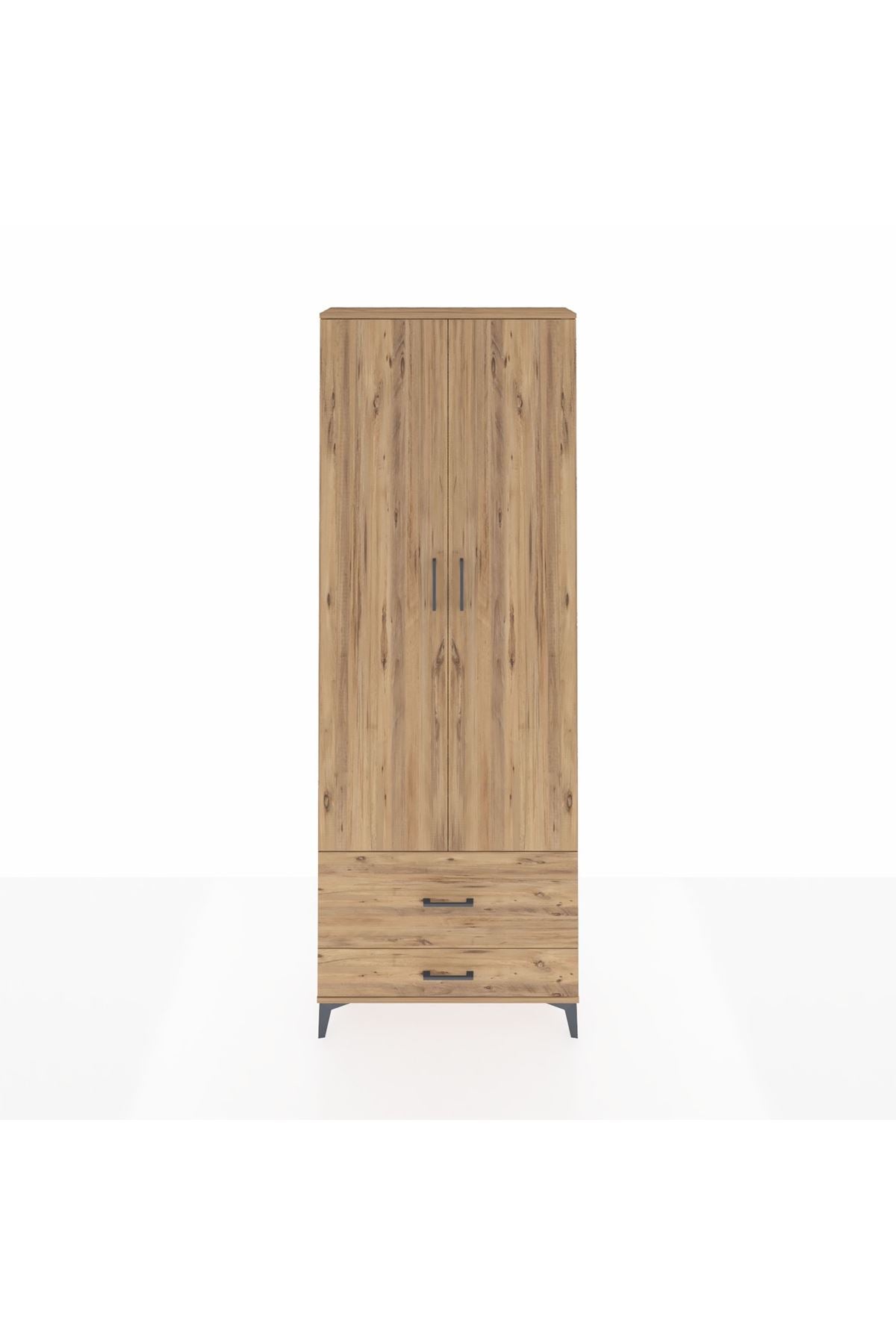 Arges Dolap 4 Raflı 2 Çekmeceli 2 Kapaklı 88x30x243 - S33M035V9A