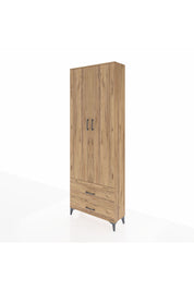 Arges Dolap 4 Raflı 2 Çekmeceli 2 Kapaklı 88x30x243 - S33M035V9A