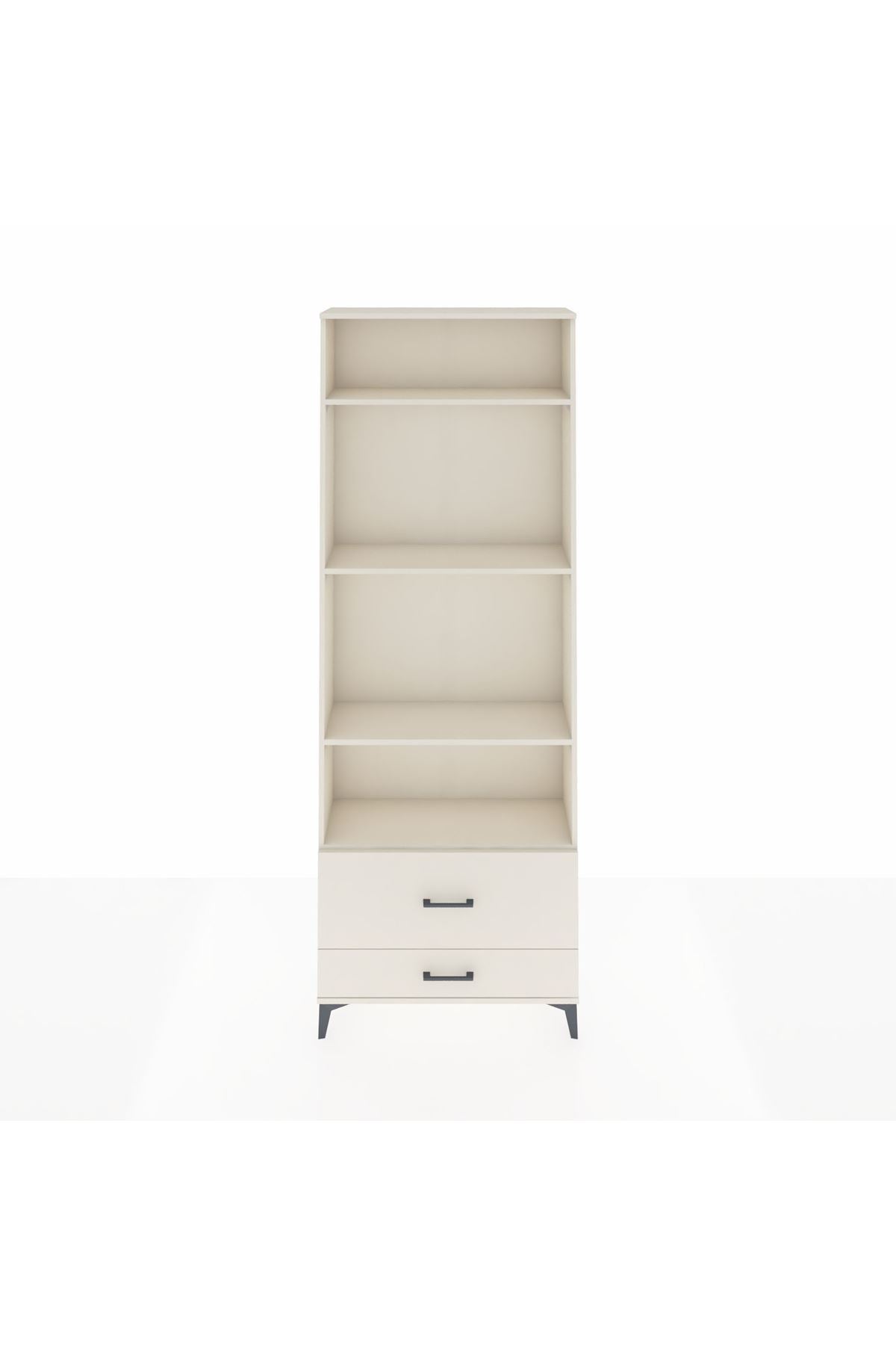 Arges Dolap 4 Raflı 2 Çekmeceli 88x30x243 - S33M036V1A
