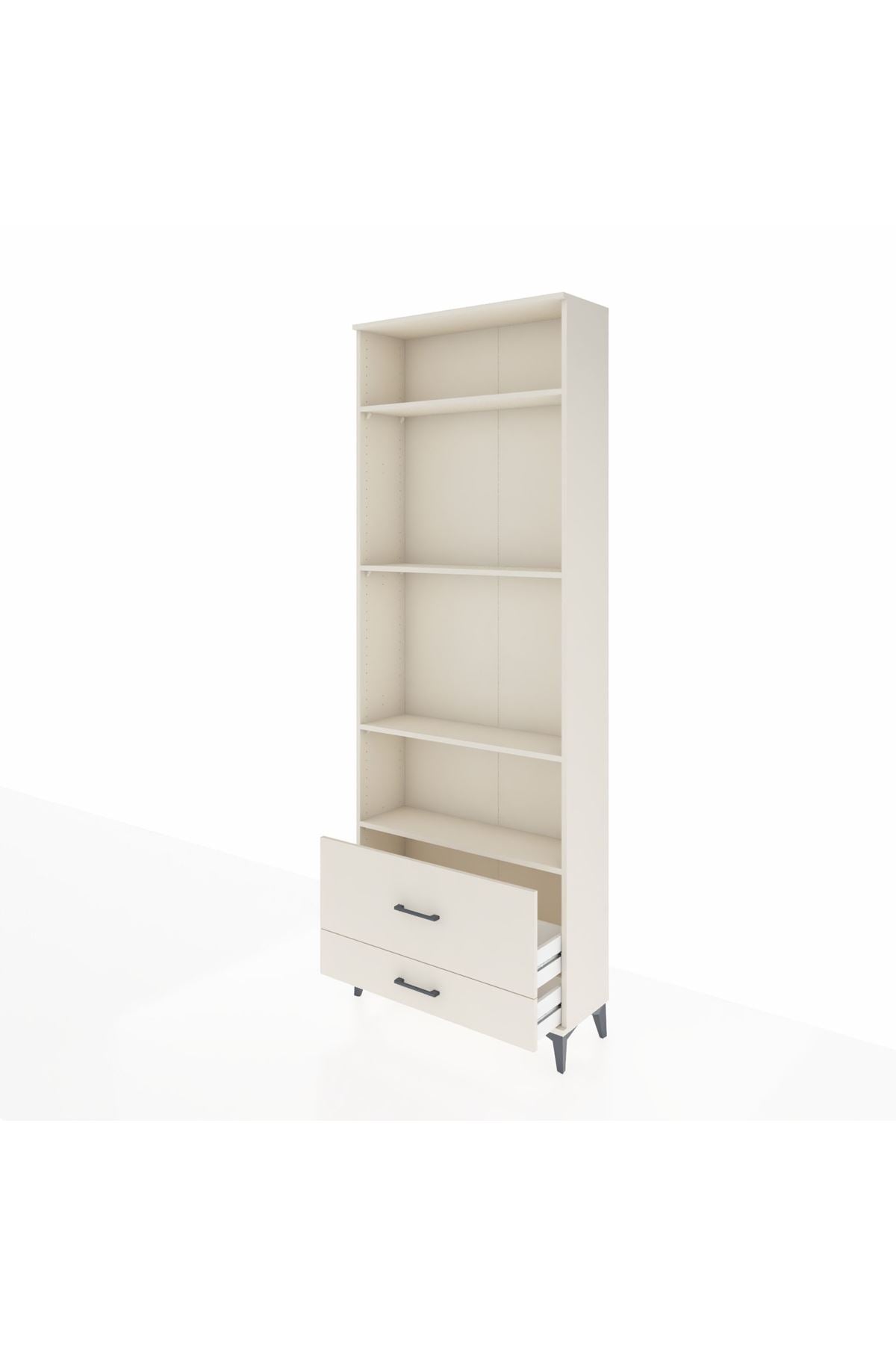 Arges Dolap 4 Raflı 2 Çekmeceli 88x30x243 - S33M036V1A
