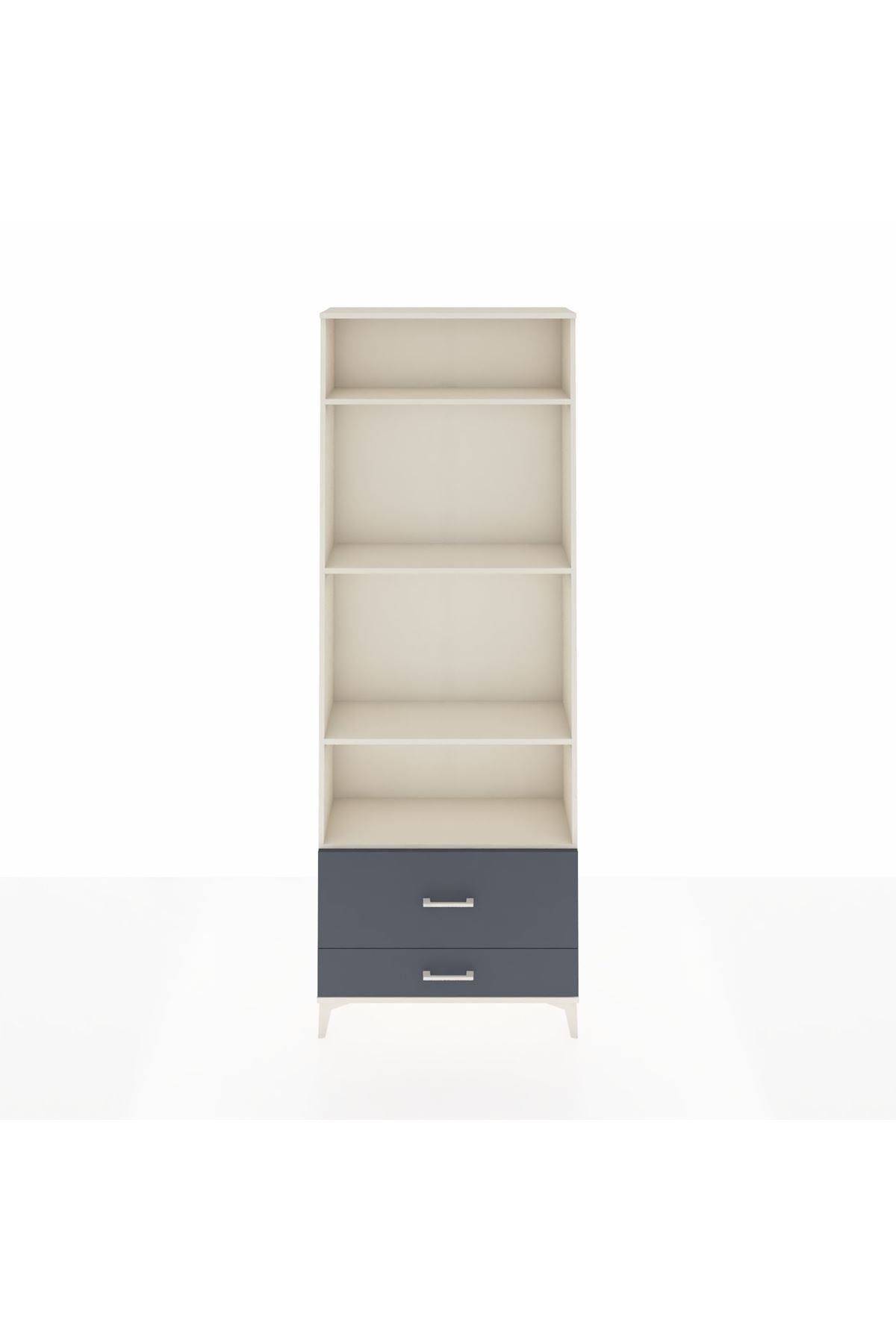 Arges Dolap 4 Raflı 2 Çekmeceli 88x30x243 - S33M036V2A