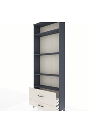 Arges Dolap 4 Raflı 2 Çekmeceli 88x30x243 - S33M036V4A