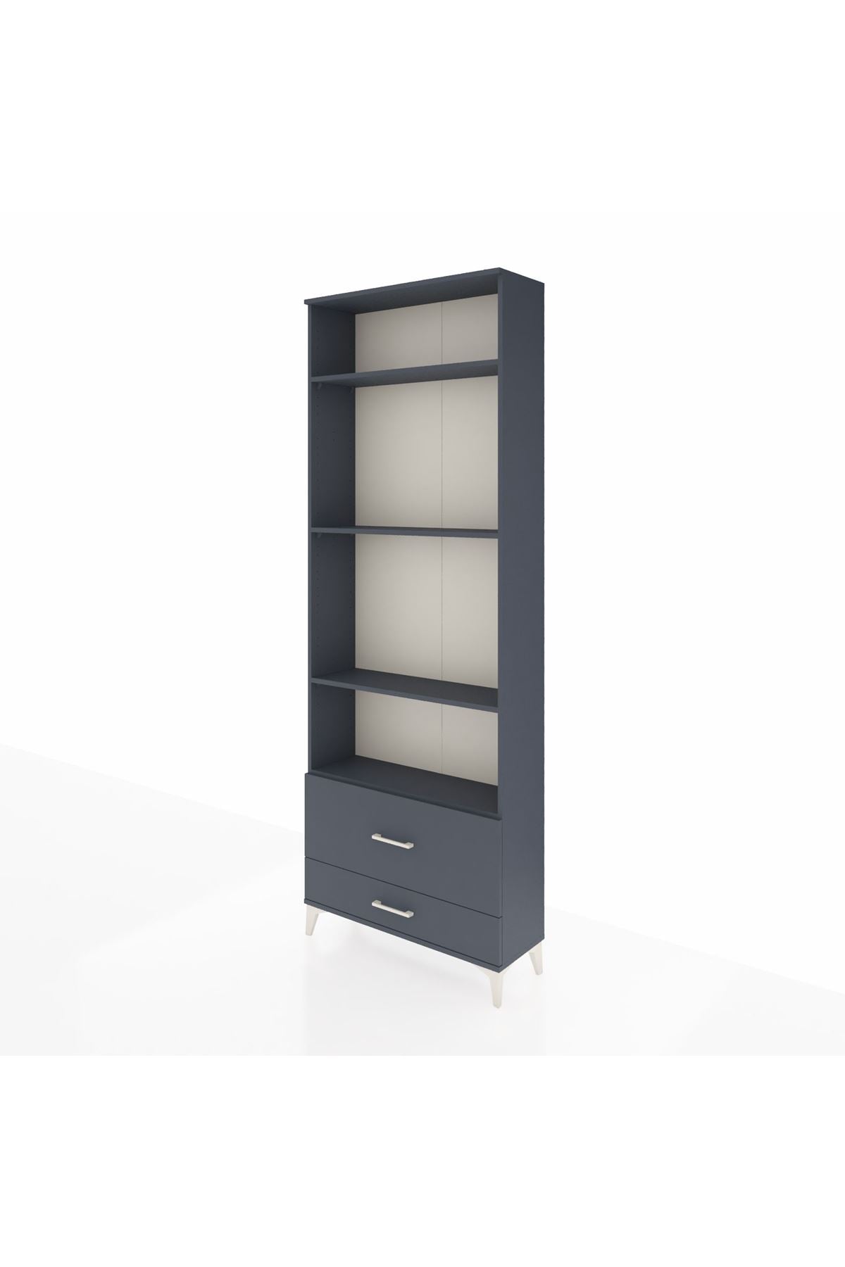 Arges Dolap 4 Raflı 2 Çekmeceli 88x30x243 - S33M036V5A