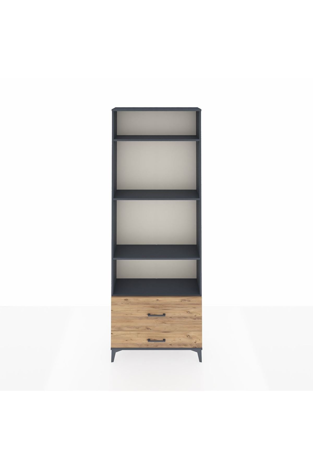 Arges Dolap 4 Raflı 2 Çekmeceli 88x30x243 - S33M036V6A