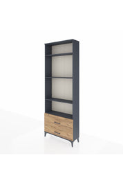 Arges Dolap 4 Raflı 2 Çekmeceli 88x30x243 - S33M036V6A