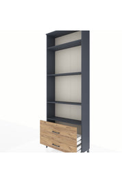 Arges Dolap 4 Raflı 2 Çekmeceli 88x30x243 - S33M036V6A