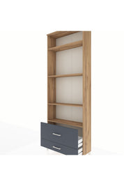 Arges Dolap 4 Raflı 2 Çekmeceli 88x30x243 - S33M036V8A