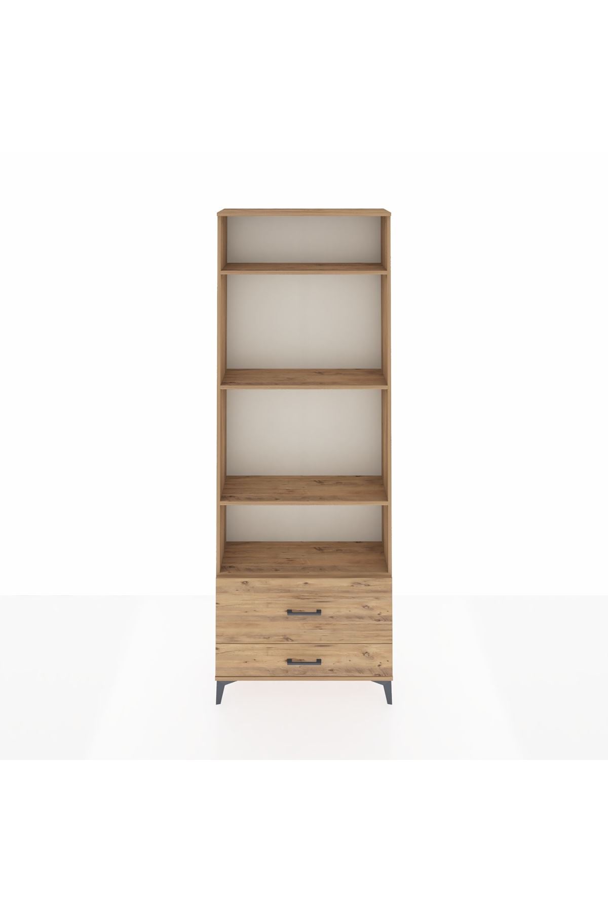 Arges Dolap 4 Raflı 2 Çekmeceli 88x30x243 - S33M036V9A