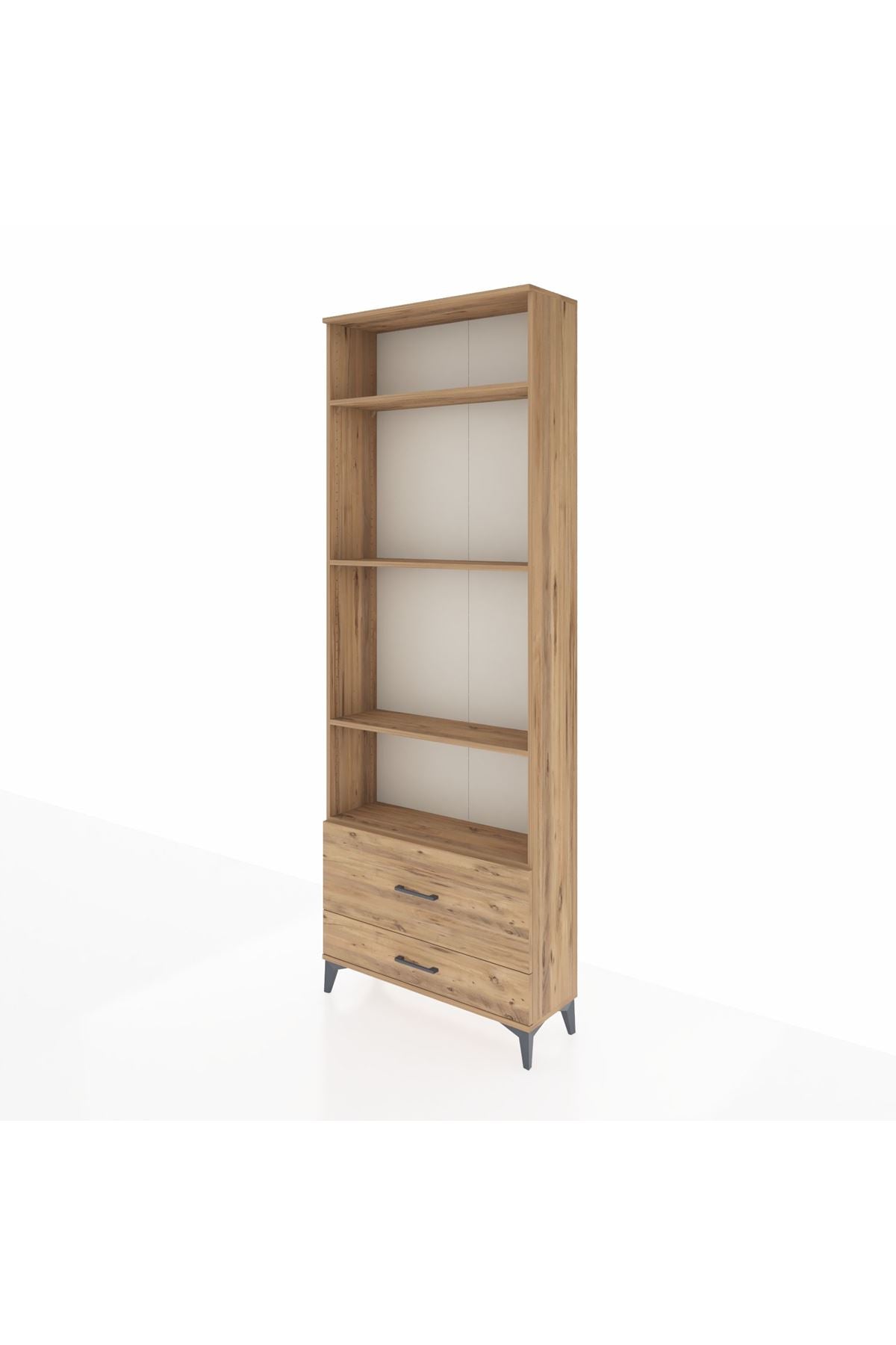 Arges Dolap 4 Raflı 2 Çekmeceli 88x30x243 - S33M036V9A