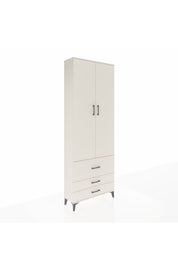 Arges Dolap 4 Raflı 3 Çekmeceli 2 Kapaklı 88x30x243 - S33M037V1A