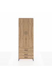 Arges Dolap 4 Raflı 3 Çekmeceli 2 Kapaklı 88x30x243 - S33M037V9A
