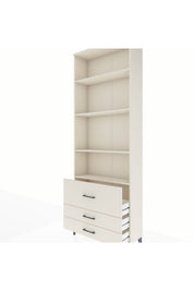 Arges Dolap 4 Raflı 3 Çekmeceli 88x30x243 - S33M038V1A