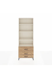 Arges Dolap 4 Raflı 3 Çekmeceli 88x30x243 - S33M038V3A