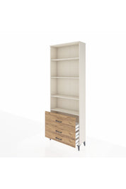 Arges Dolap 4 Raflı 3 Çekmeceli 88x30x243 - S33M038V3A