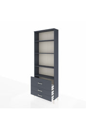 Arges Dolap 4 Raflı 3 Çekmeceli 88x30x243 - S33M038V5A