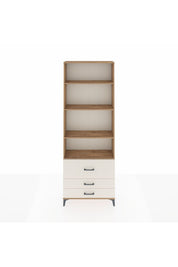 Arges Dolap 4 Raflı 3 Çekmeceli 88x30x243 - S33M038V7A