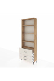 Arges Dolap 4 Raflı 3 Çekmeceli 88x30x243 - S33M038V7A