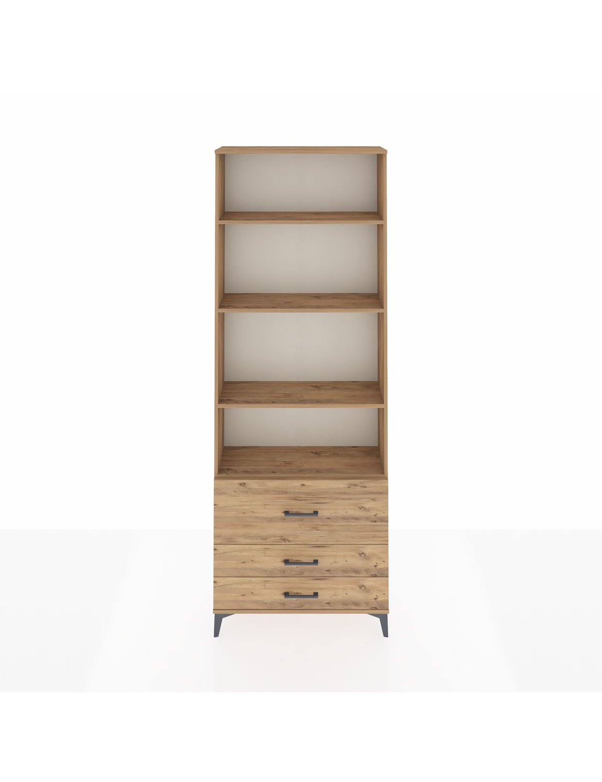 Arges Dolap 4 Raflı 3 Çekmeceli 88x30x243 - S33M038V9A