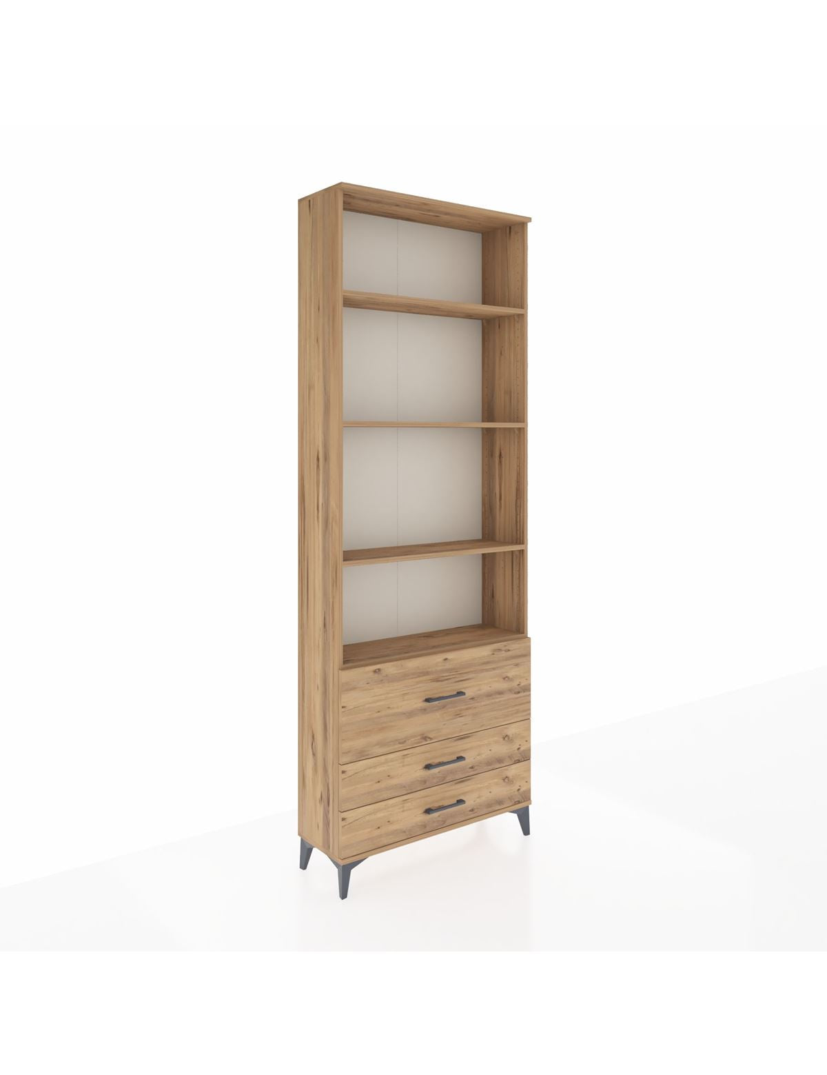 Arges Dolap 4 Raflı 3 Çekmeceli 88x30x243 - S33M038V9A