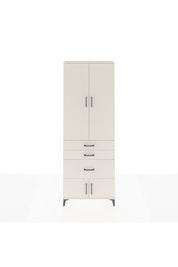 Arges Dolap 3 Raflı 3 Çekmeceli 4 Kapaklı 88x30x243 - S33M039V1A