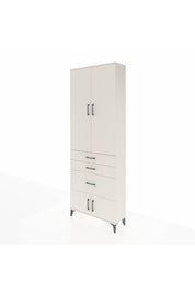Arges Dolap 3 Raflı 3 Çekmeceli 4 Kapaklı 88x30x243 - S33M039V1A