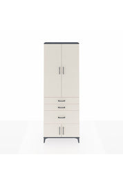 Arges Dolap 3 Raflı 3 Çekmeceli 4 Kapaklı 88x30x243 - S33M039V4A