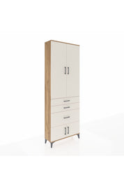 Arges Dolap 3 Raflı 3 Çekmeceli 4 Kapaklı 88x30x243 - S33M039V7A