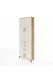Arges Dolap 3 Raflı 3 Çekmeceli 4 Kapaklı 88x30x243 - S33M039V7A