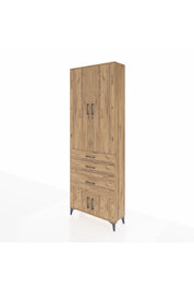 Arges Dolap 3 Raflı 3 Çekmeceli 4 Kapaklı 88x30x243 - S33M039V9A
