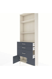 Arges Dolap 3 Raflı 3 Çekmeceli 2 Kapaklı 88x30x243 - S33M040V2A