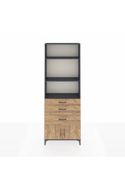 Arges Dolap 3 Raflı 3 Çekmeceli 2 Kapaklı 88x30x243 - S33M040V6A