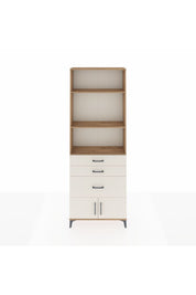 Arges Dolap 3 Raflı 3 Çekmeceli 2 Kapaklı 88x30x243 - S33M040V7A