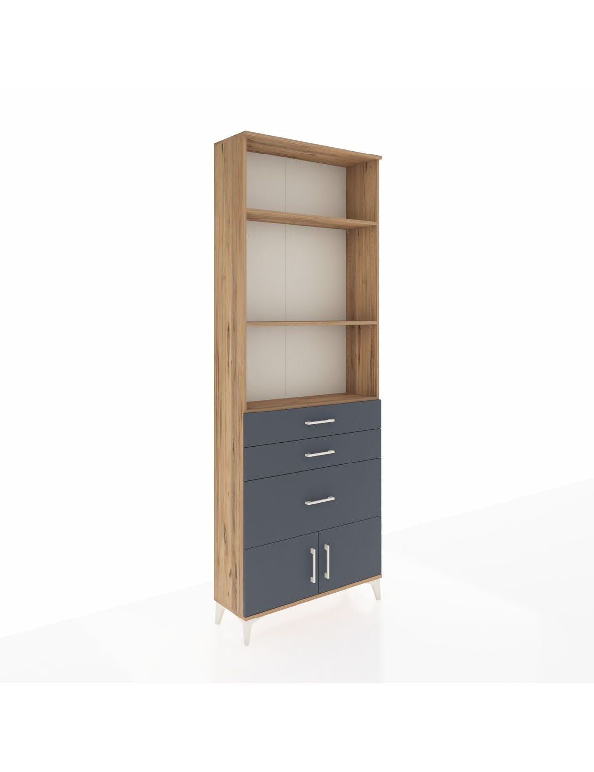 Arges Dolap 3 Raflı 3 Çekmeceli 2 Kapaklı 88x30x243 - S33M040V8A