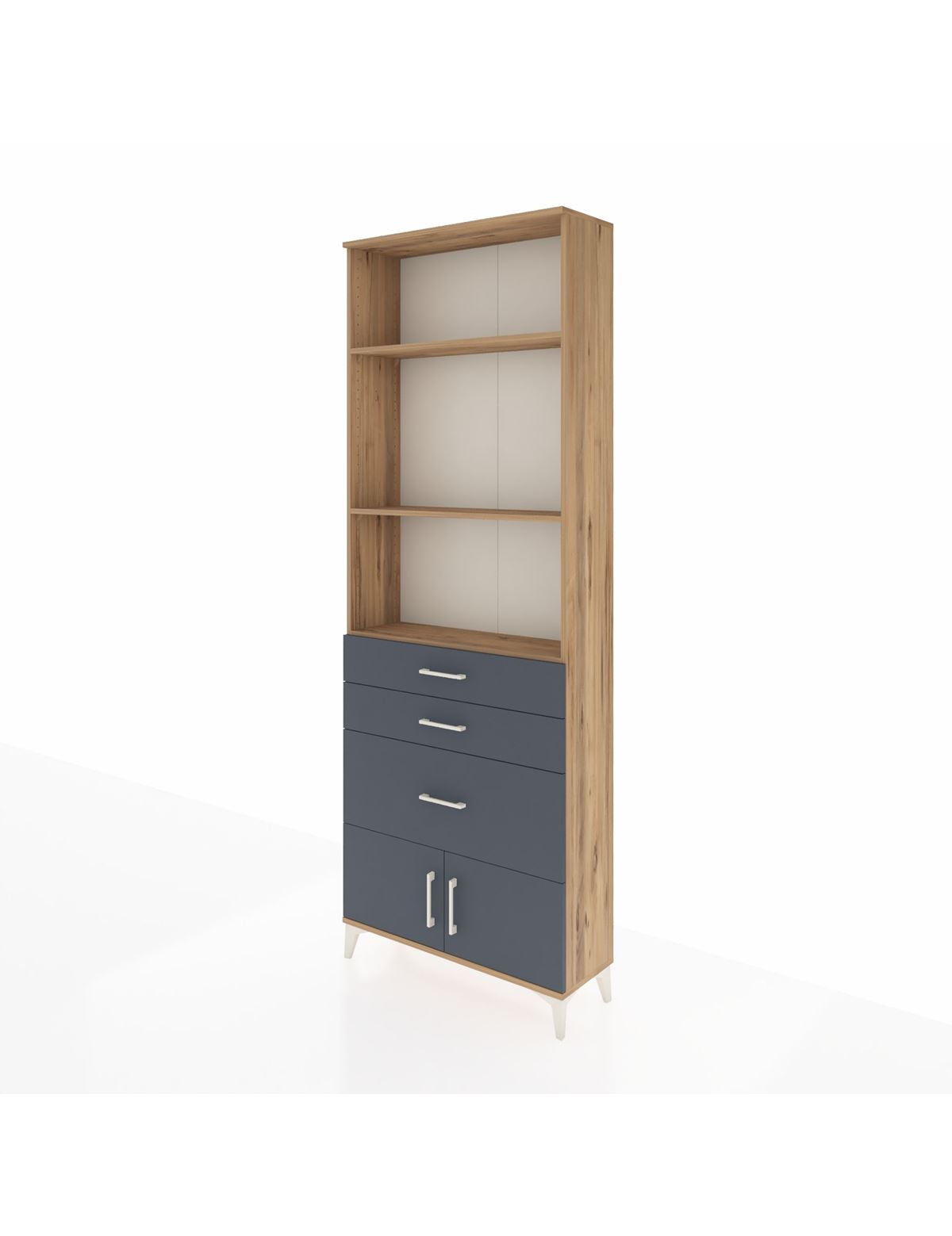 Arges Dolap 3 Raflı 3 Çekmeceli 2 Kapaklı 88x30x243 - S33M040V8A