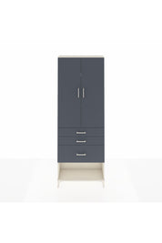 Arges Dolap 3 Raflı 3 Çekmeceli 2 Kapaklı 88x30x243 - S33M041V2A