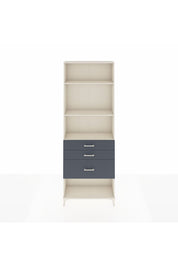 Arges Dolap 3 Raflı 3 Çekmeceli 88x30x243 - S33M042V2A