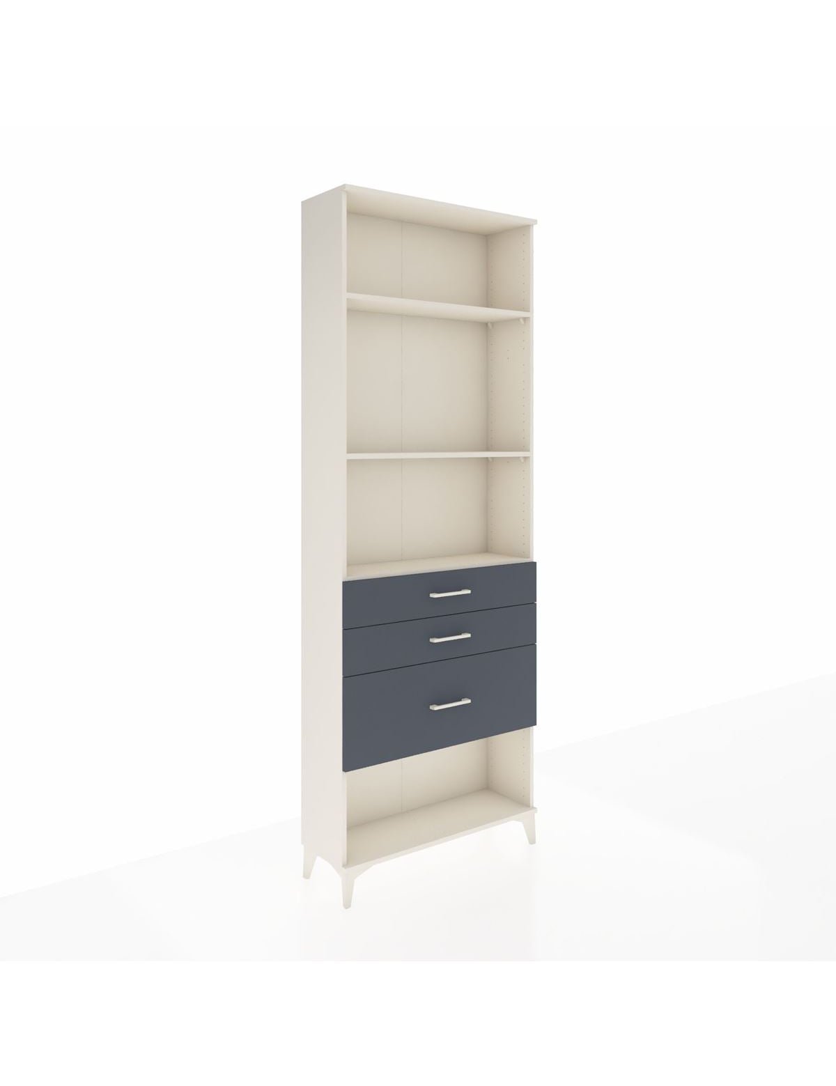 Arges Dolap 3 Raflı 3 Çekmeceli 88x30x243 - S33M042V2A
