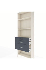 Arges Dolap 3 Raflı 3 Çekmeceli 88x30x243 - S33M042V2A