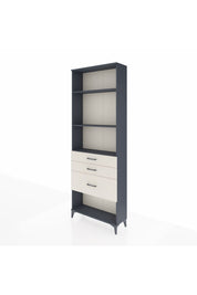 Arges Dolap 3 Raflı 3 Çekmeceli 88x30x243 - S33M042V4A