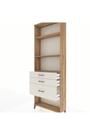 Arges Dolap 3 Raflı 3 Çekmeceli 88x30x243 - S33M042V7A