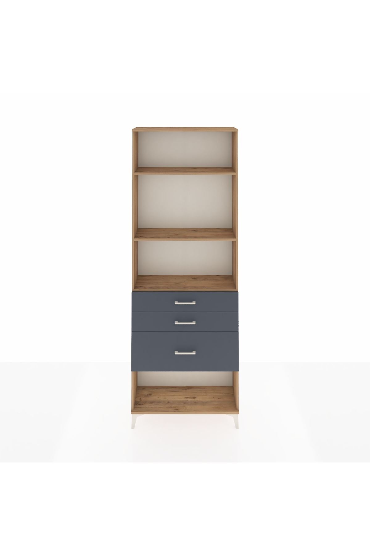Arges Dolap 3 Raflı 3 Çekmeceli 88x30x243 - S33M042V8A
