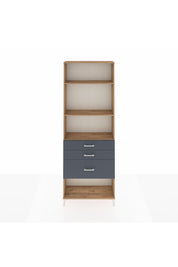 Arges Dolap 3 Raflı 3 Çekmeceli 88x30x243 - S33M042V8A