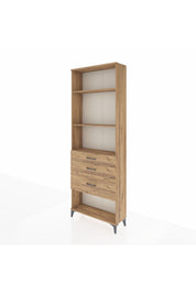 Arges Dolap 3 Raflı 3 Çekmeceli 88x30x243 - S33M042V9A