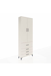 Arges Dolap 3 Raflı 4 Çekmeceli 2 Kapaklı 88x30x243 - S33M043V1A