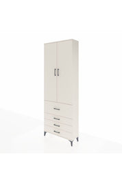 Arges Dolap 3 Raflı 4 Çekmeceli 2 Kapaklı 88x30x243 - S33M043V1A