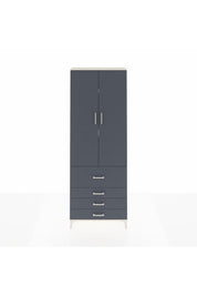 Arges Dolap 3 Raflı 4 Çekmeceli 2 Kapaklı 88x30x243 - S33M043V2A