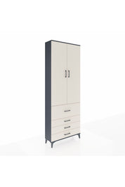 Arges Dolap 3 Raflı 4 Çekmeceli 2 Kapaklı 88x30x243 - S33M043V4A