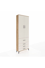 Arges Dolap 3 Raflı 4 Çekmeceli 2 Kapaklı 88x30x243 - S33M043V7A